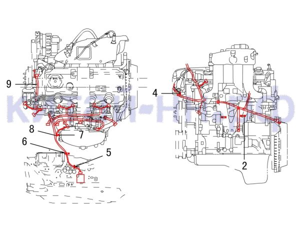 Жгут проводов двигателя GREAT WALL Hover H3