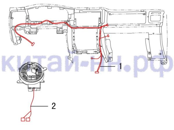 Жгут проводов подушек безопасности GREAT WALL Hover H5 (дизель)