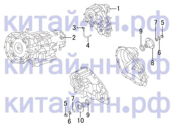 АКПП : Раздаточная коробка GREAT WALL Hover H5 (дизель)