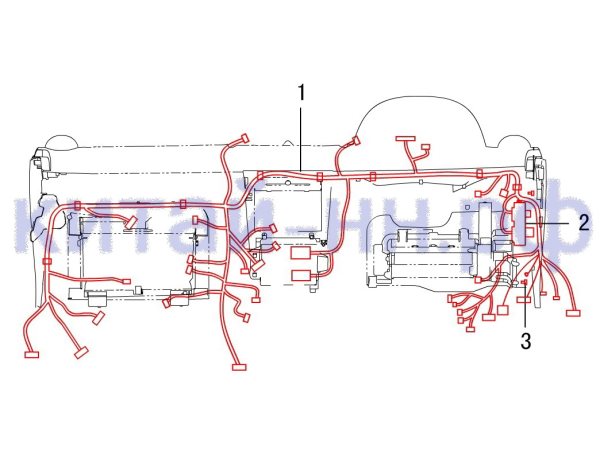 Жгут проводов панели приборов GREAT WALL Hover H5 (бензин)