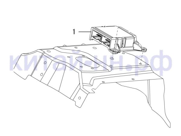 Блок управления подушками безопасности GREAT WALL Hover H3